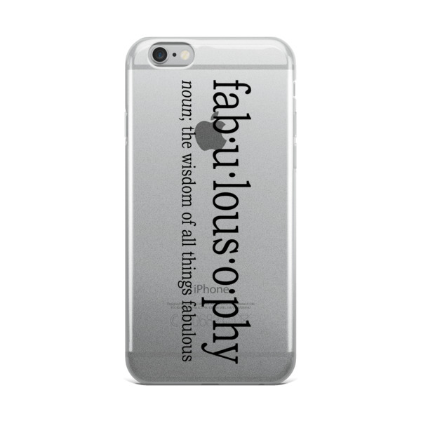 'Fabulousophy' Logo iPhone Case