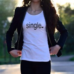 Alternative view of 'single' Status Statement Shirt