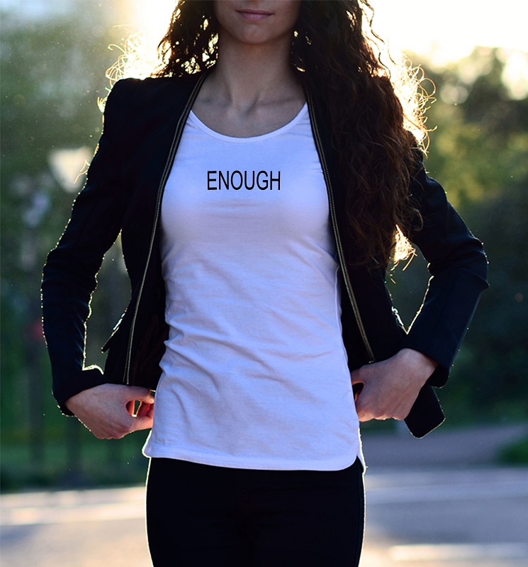 'ENOUGH' Statement T-Shirt