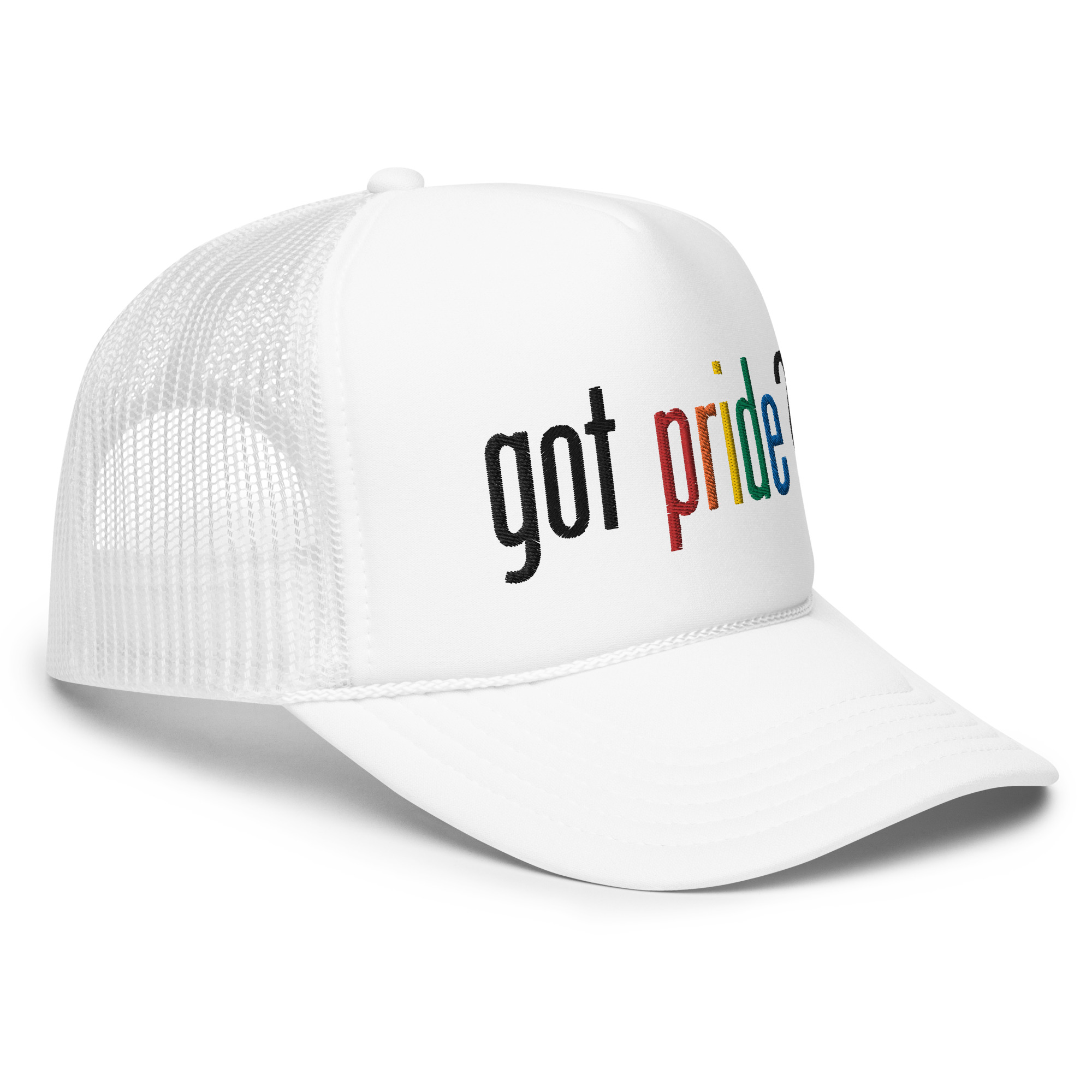 'got pride?' Foam trucker hat - Image 5